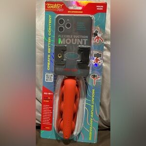 Tenikle Flexible Suction Mount - reddish orange